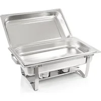 Mahlzeit Speisenwärmer Chafing dish "Lille" mit 1x 1/1 GN Warmhaltebehälter Essen, Wärmebehäl