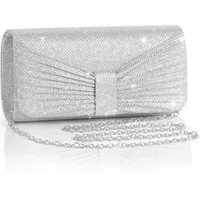 Zaewry Abendtasche Damen-Abendtasche, Handtasche für Hochzeit und Party, glänzende Abendtasche, Damen-Umhängetasche mit Kette