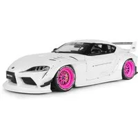 Solido Modellauto Toyota GR Supra LWB 2025 weiß pink, Maßstab 1:18