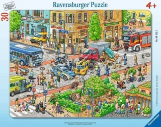 Ravensburger Puzzle 06172 - Unterwegs in der Stadt [30 Teile]