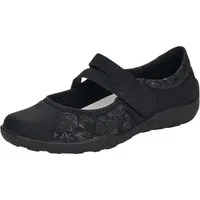 Remonte Ballerina Slipper, Schlupfschuh, Slip-On Sneaker mit dezenter Snake-Optik
