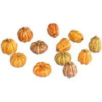 formano Streudeko Herbstfarben, Höhe: 4cm, Farbe: Braun, Motiv: Kürbis