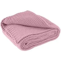 Wohndecke Strick, wometo, OEKO-TEX®, Kuscheldecke mit edlem & schlichtem Strickmuster
