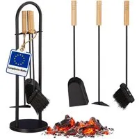 relaxdays Kamingarnitur Kaminbesteck modern 4-teilig, (4-St)
