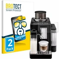 BROTECT Displayschutzfolie Schutzfolie für DeLonghi Rivelia, 2 Stück, Displayschutz Schutz Folie Klar Transparent