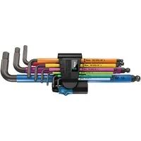 Wera Winkelschlüssel 950/9 HF1 Hex-Plus (Set), Winkelschlüsselsatz Haltefunktion 9-teilig