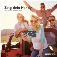 EAZY CASE Handyhülle Transparente Hülle mit MagSafe für iPhone 13 Mini 5,4 Zoll, Back Cover, Bumper Case, Handy Schutzhülle Kameraschutz, Durchsichtig