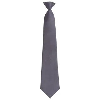 Premier - "Colours Fashion" Krawatte Zum Anklemmen für Herren/Damen Unisex (Grau)