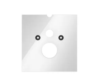 Tece lux WC-Glasplatte für Dusch-WC-Aufsatz, Glas weiß glzd., 9650102 9650102