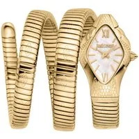 Just Cavalli Time Quarzuhr Cristallo JC1L307M0025, Armbanduhr, Damenuhr, Edelstahlarmband, analog