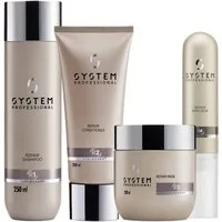 System Professional Haarpflege-Set System Professional Repair Set – Shampoo, Maske, Conditioner & Emulsio, 4-tlg., reichhaltig