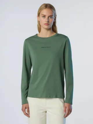 North Sails Langärmeliges T-Shirt Mit erhabenem Logo