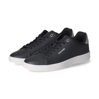 Tommy Hilfiger Low Sneaker - Gr. 40 - Blau - Glattleder
