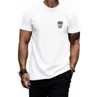 Banco T-Shirt Herren Shirt Skull Totenkopf Schädel Skelett USA US aus Baumwolle