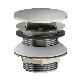 Keuco Schaftventil Armaturenzubehör 59904, mit Haube, Edelstahl-finish, 59904060000 59904060000