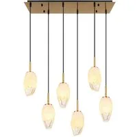 GLOBO LIGHTING Hängeleuchte BARCLEY, ohne Leuchtmittel, Hängelampe Esszimmer-Leuchte Esstischleuchte Wohnzimmer
