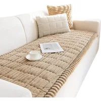 Minicloss Sofaschoner Weiche Flanell Sofa überzug Waschbar - Neue Sitzkissenbezüge, rutschfeste Sofabezug