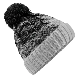 Beechfield - Mütze für Herren/Damen Unisex (Schwarz/Hellgrau)