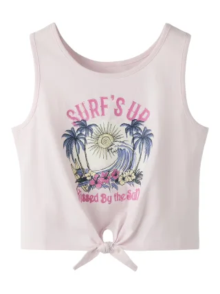 NAME IT - NKFVAYA SL CROP TOP Cradle Pink - Gr. - 152