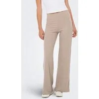 ONLY Play Loungehose ONPSEREN HW RIB STR PNT NOOS Loose Fit, aus Polyester, Viskose und Elasthan, pflegeleicht