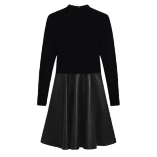 Ted Baker Midikleid Mit Kunstlederrock