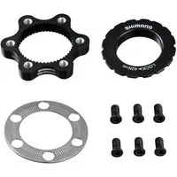 Shimano Bremsscheibe Adapter SM-RTAD5, 6-Loch-Bremsscheibe CENTER LOCK Nabe, lose verpackt (1-St)