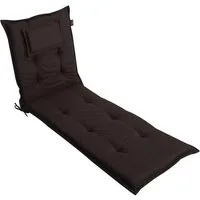 LILENO HOME Liegenauflage perfekt für Strandliegen, Sonnenliege Auflage, Gartenliege Auflage, (1er Set), Polsterauflage Chocolate, Auflagen für Gartenliegen