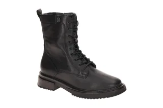 Waldl?ufer 511801 Schwarz Damen Stiefeletten H-SHELLY Bequeme Stretch-Einsatz