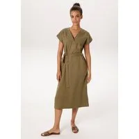 Aniston CASUAL Tunikakleid (mit abnehmbaren Bindegürtel) mit aufwändig besticktem Vorderteil