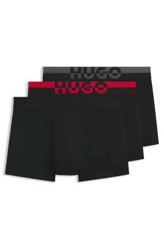 HUGO RED Menswear - TRUNK TR. SPLIT LOGO black - Gr. - M