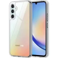 MSM Handyhülle Hülle für Samsung Galaxy A34 5G Silikon Schutz Tasche Klar Slim