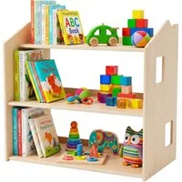 relaxdays Kinderregal Hausform, B