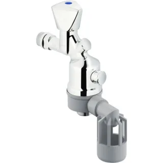Schlösser Auslaufventil 0082601550001 DN 15, 1/2", matt verchromt, mit Systemtrenner