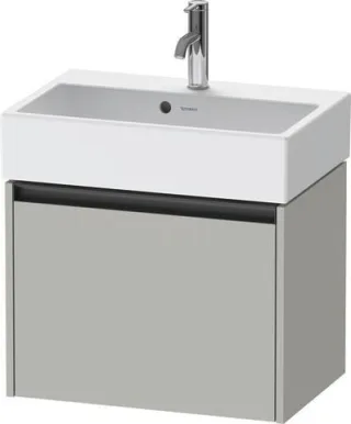 Duravit Ketho.2 Waschtischunterbau wandhängend Betongrau Matt 584x390x440 mm - K25073007070000 K25073007070000