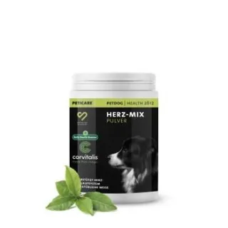 Peticare Ergänzungsfutter Herz & Kreislauf Pulver für Hunde 125g