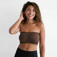 cfab (creamy fabrics) Bandeau-BH Bandeau-BH-Braun-XL (1-tlg)
