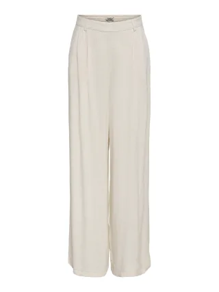 ONLY - ONLEMMIA-SIESTA MW LINEN WIDE PANT PNT Moonbeam - Gr. - 32