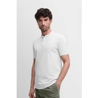 Cinque T-Shirt CILANO Rundhalsausschnitt mit kurzer Knopfleiste, Relaxed Fit