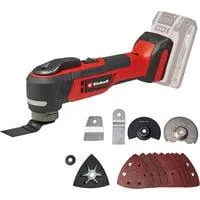 Professional Akku-Multifunktions-Werkzeug TP-MG 18 Li BL-Solo, 18Volt rot/schwarz, ohne Akku und Ladegerät, inkl. Zubehör