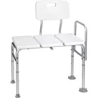 Ridder Badaccessoire-Set Badewannen-Transferbank Sam, höhenverstellbar weiß
