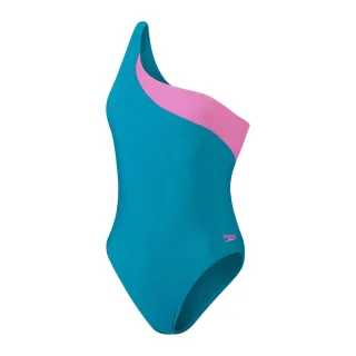Speedo - Badeanzug für Damen (Grün/Pink)