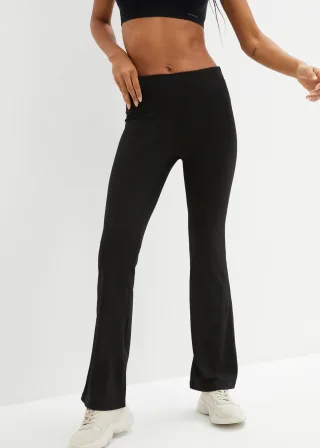 bonprix Sporthose aus Powerstretch-Material, Slim Fit Passform, mit Gesäßtasche