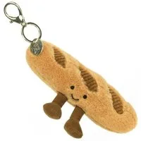 Jellycat Schlüsselanhänger Schlüssel- oder Taschenanhänger Baguette Bag Charm (15cm)