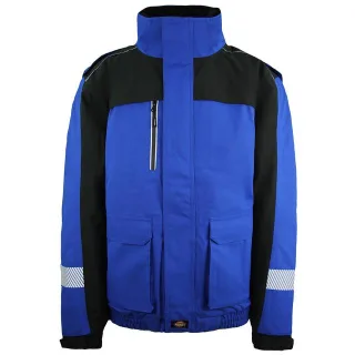 Dickies Winter Work Waterproof Mens Royal/Schwarz Mantel