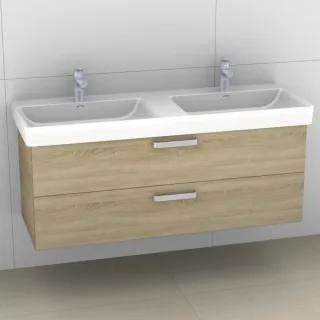 Artiqua 415 Waschtischunterschrank für Pro S 814968 Castello Eiche quer NB, 415-WU2L-L59-7134-426 415-WU2L-L59-7134-426