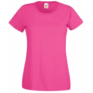 Fruit Of The Loom - T-Shirts mit kurzen Ärmeln - Damen (Fuchsia)