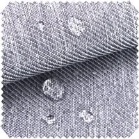 novely® Stoff OXFORD 350D Outdoor-Stoff Leinen-Look Mélange Polsterstoff, Wasserabweisend, Outdoor, Meterware, 1lfm
