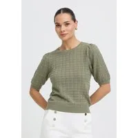 b.young Strickpullover Kurzarm-Bluse BYMULINA