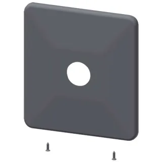 KWC Aquarotter Edelstahlabdeckplatte, 205x225 mm, Bohrung für Druckknopf, 2000104897, 2000104897 2000104897