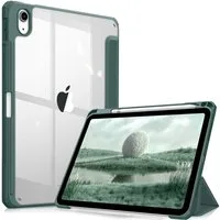 Fintie Tablet-Hülle für iPad 11 Generation 11 Zoll 2025 (A16), iPad 10 Generation 2022 10.9 Zoll, mit Stifthalter, Stoßfeste Hybrid Hülle mit transparenter Hartschale